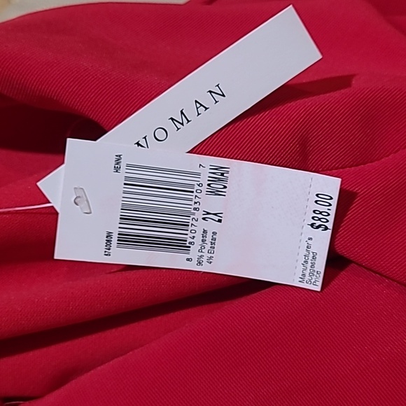 ❤️ Grace the Perfect Fit Red Swing Jacket – Women’s 2X – NWT - Picture 8 of 8